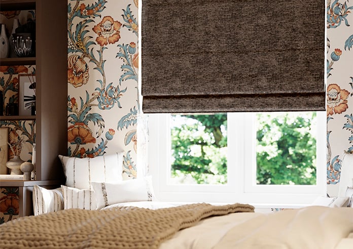 Maurice, Chocolate - Roman Blind - Image 5